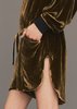 Berenik OVERSIZED SILK VELVET SHORT JUMPSUIT - gold - Thumbnail 5