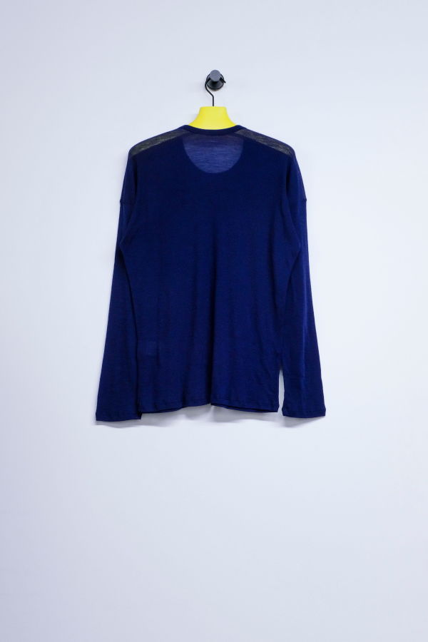 SONO Organic Wool Luno Longsleeve Top - Indigo