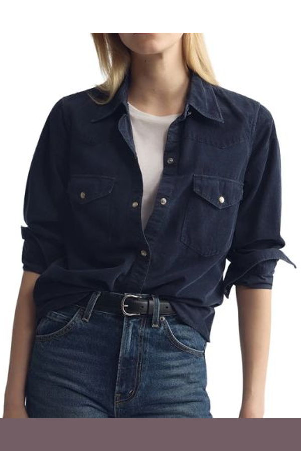 Nili Lotan Travis Corduroy Shirt