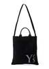 Y's Embroidery Bag - Black - Thumbnail 1