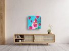 Brandt Woods "Chicken & Strawberries" Original Painting - Thumbnail 1