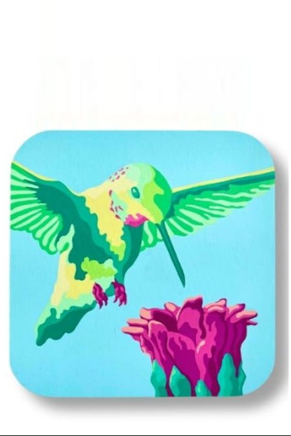 Brandt Woods "Hummingbird" Original Painting Wall Art