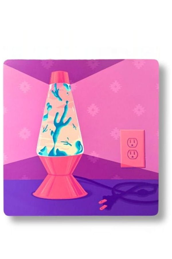 Brandt Woods "Unplugged" Lava Lamp Original Painting Wall Art