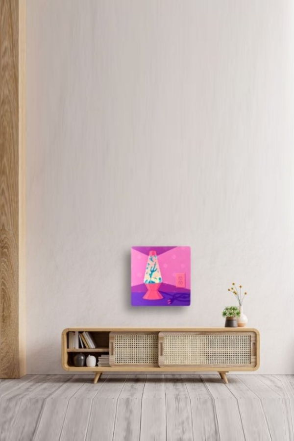 Brandt Woods "Unplugged" Lava Lamp Original Painting Wall Art