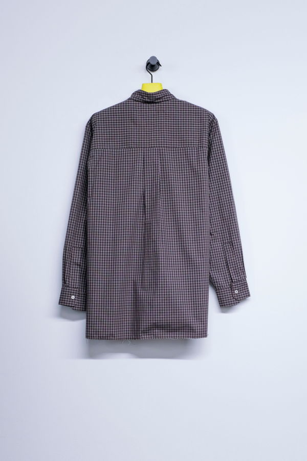 Camiel Fortgens Cotton Big Shirt - Brown Check