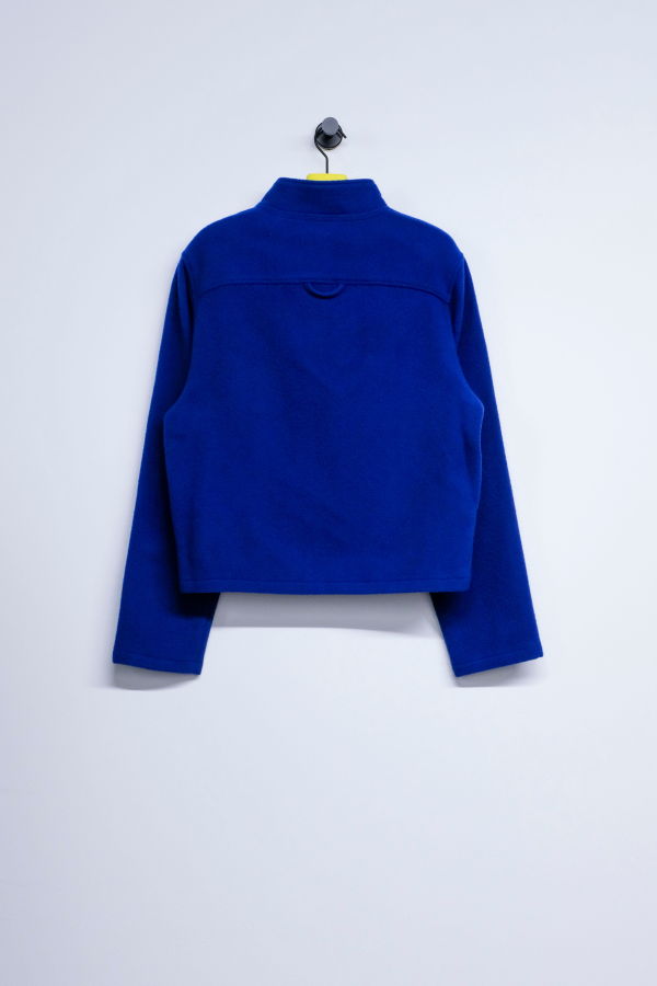 Rier Indigo Wool City Fleece Top