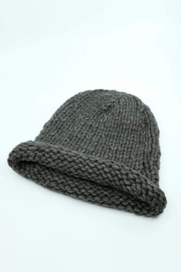 Camiel Fortgens Wool & Alpaca Wobbly Hat - Natural Brown Melange