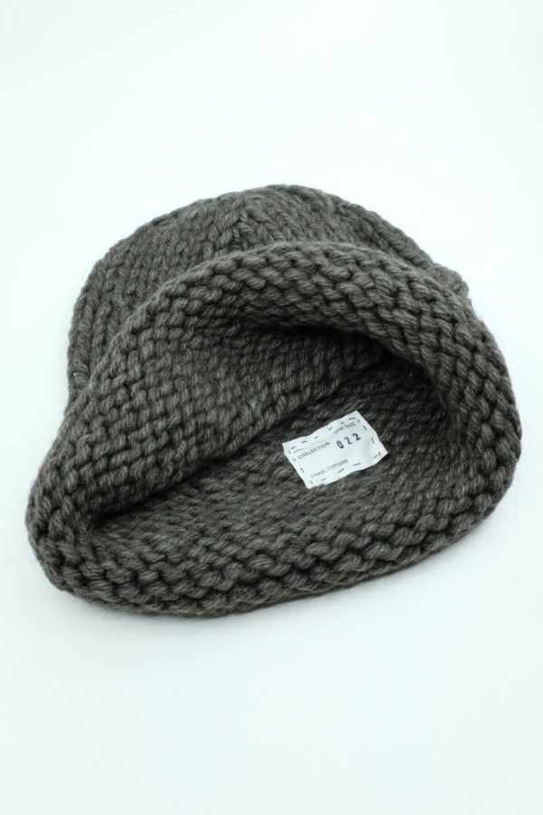 Camiel Fortgens Wool & Alpaca Wobbly Hat - Natural Brown Melange