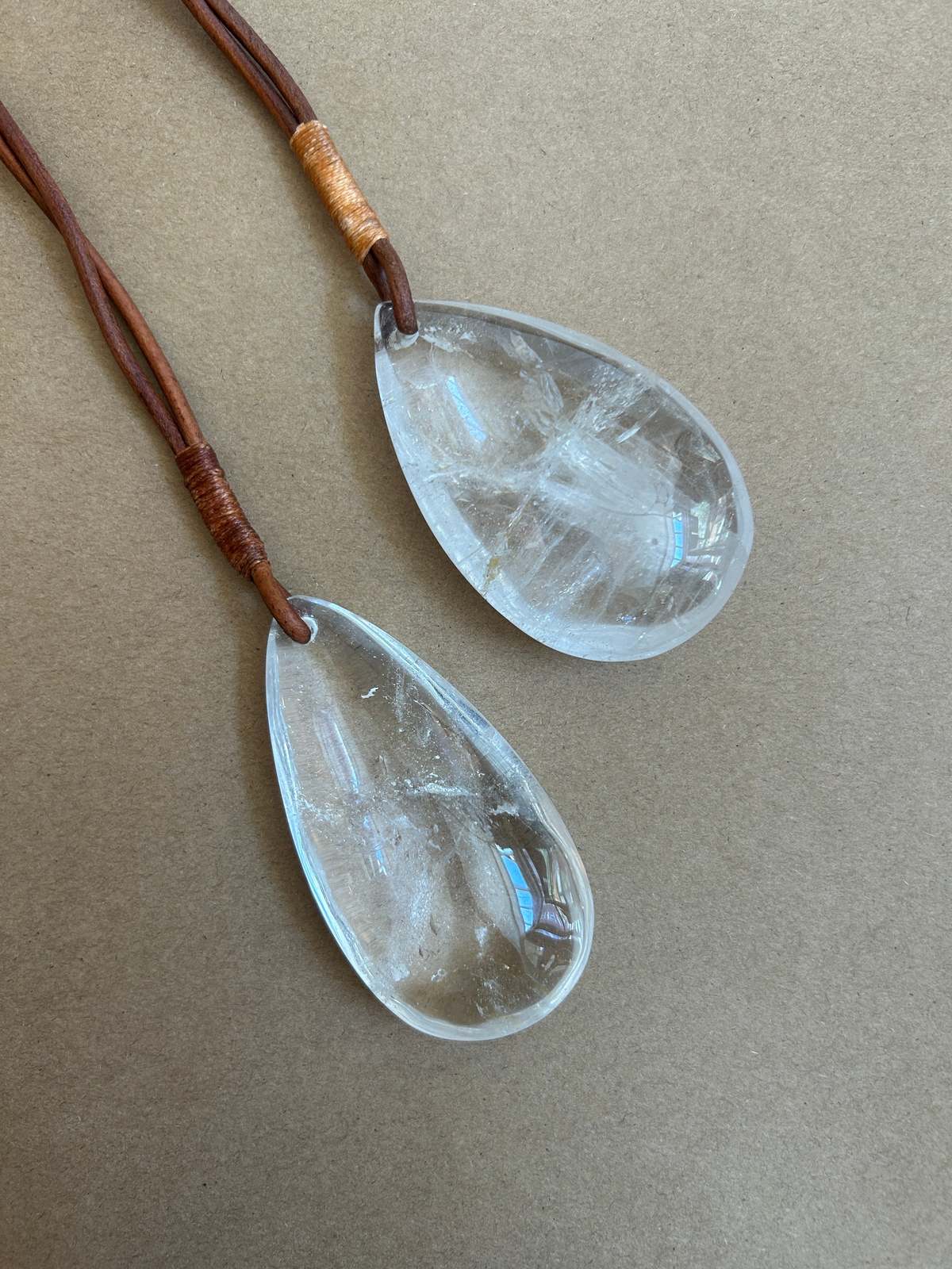 Matthew Swope Rock Crystal Chandelier Drop Necklace - Image 1 of 4