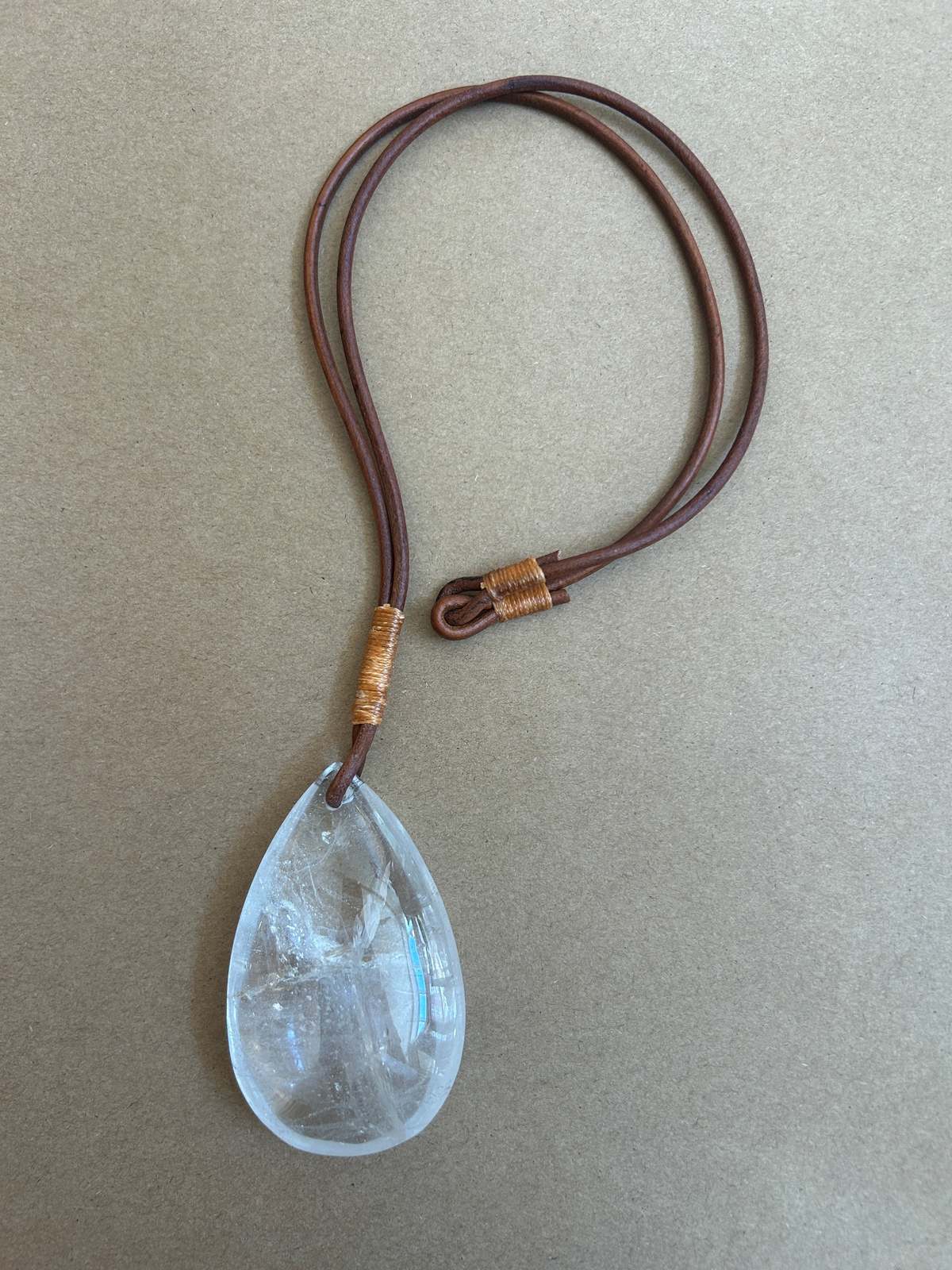 Matthew Swope Rock Crystal Chandelier Drop Necklace - Image 2 of 4