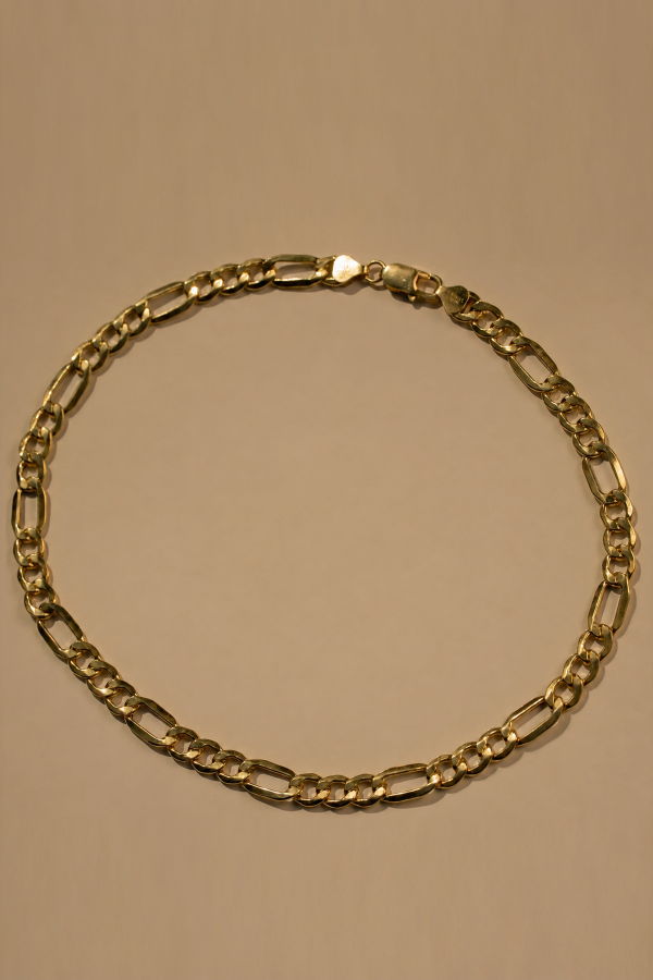 Milk & Rose Chunky Figaro Chain Necklace