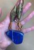 Matthew Swope Lapis Pendant with Brass Beads Necklace - Thumbnail 4