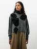 Y's by Yohji Yamamoto Appliqué Short Cardigan - Thumbnail 3