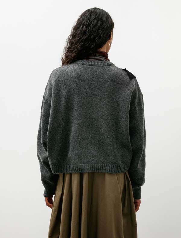 Y's by Yohji Yamamoto Appliqu Short Cardigan