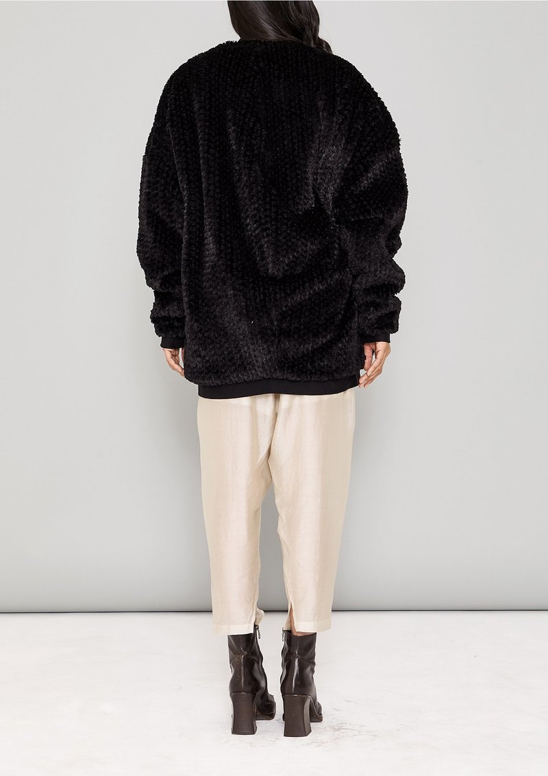 Berenik Faux Fur Pilot Jacket - Black Berenik Faux Fur Pilot Jacket - Black