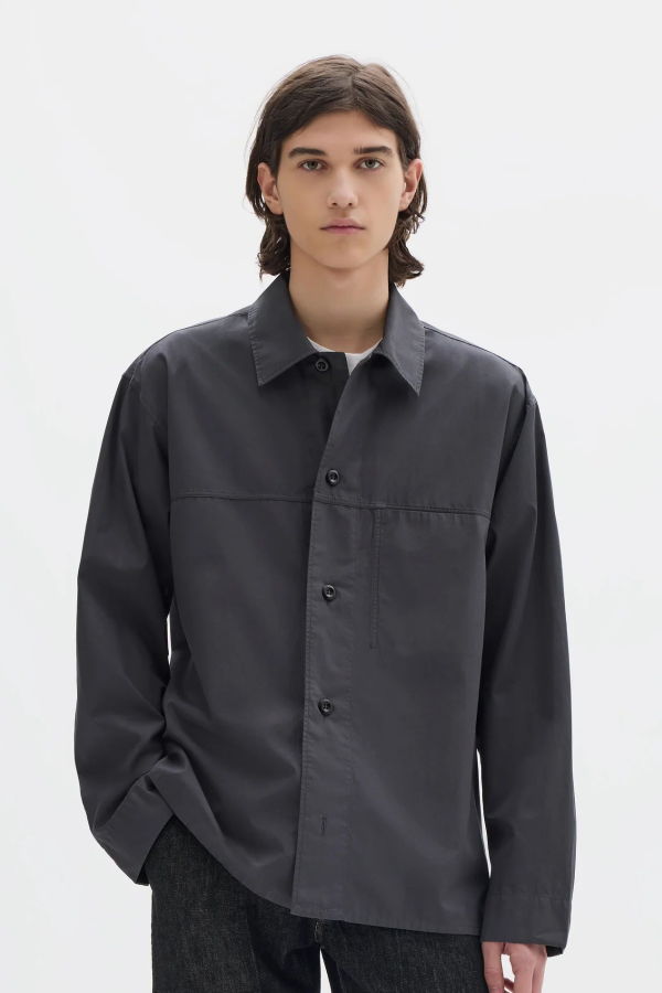 Margaret Howell Front Yoke Shirt Compact Cotton Poplin