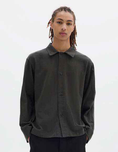 Margaret Howell Dry Cotton Needlecord Big Pocket Shirt - Lead