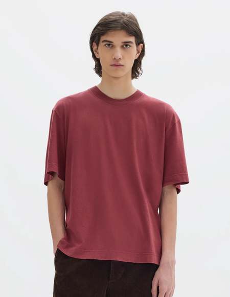 Margaret Howell Pique Jersey T-Shirt - Chalk | Garmentory