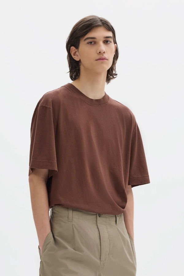 Margaret Howell Simple T-Shirt Organic Cotton Linen Jersey