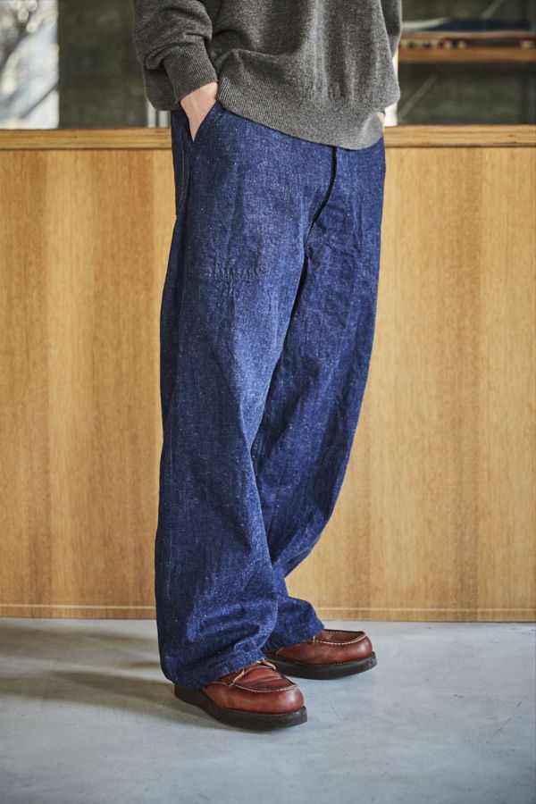 Orslow WWII 40s U.S. Navy Wide-Fit Utility Trousers - One Wash
