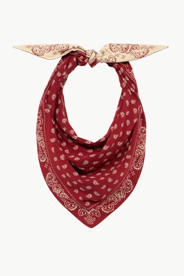 Guest in Residence The Wild Rag Scarf - Carmine & Butter