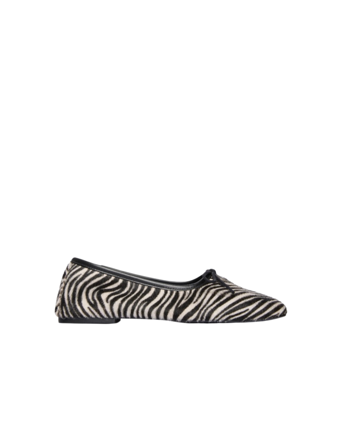 FRĒDA SALVADOR Jada Square Toe Flat - Zebra - Image 1 of 6