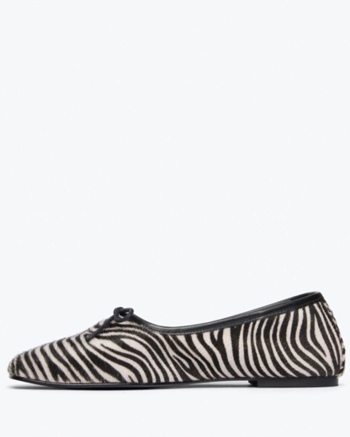 FRĒDA SALVADOR Jada Square Toe Flat - Zebra - Image 5 of 6