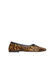 FRĒDA SALVADOR Jada Square Toe Flat - Leopard - Thumbnail 1