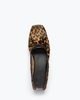 FRĒDA SALVADOR Jada Square Toe Flat - Leopard - Thumbnail 2