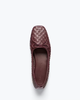 FRĒDA SALVADOR Jada Square Toe Woven Flat - Cranberry - Thumbnail 2