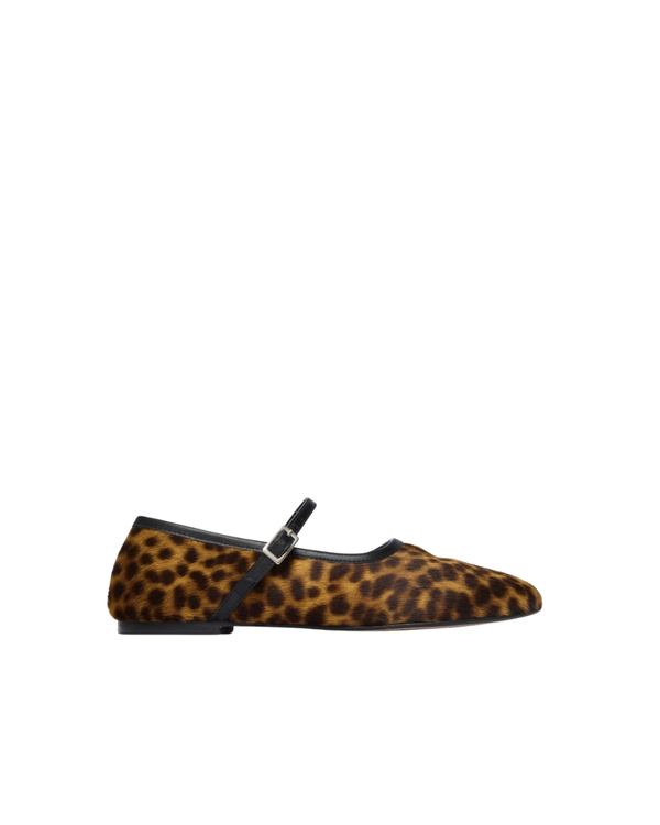 FRDA SALVADOR Laurel Mary Jane Flat - Leopard