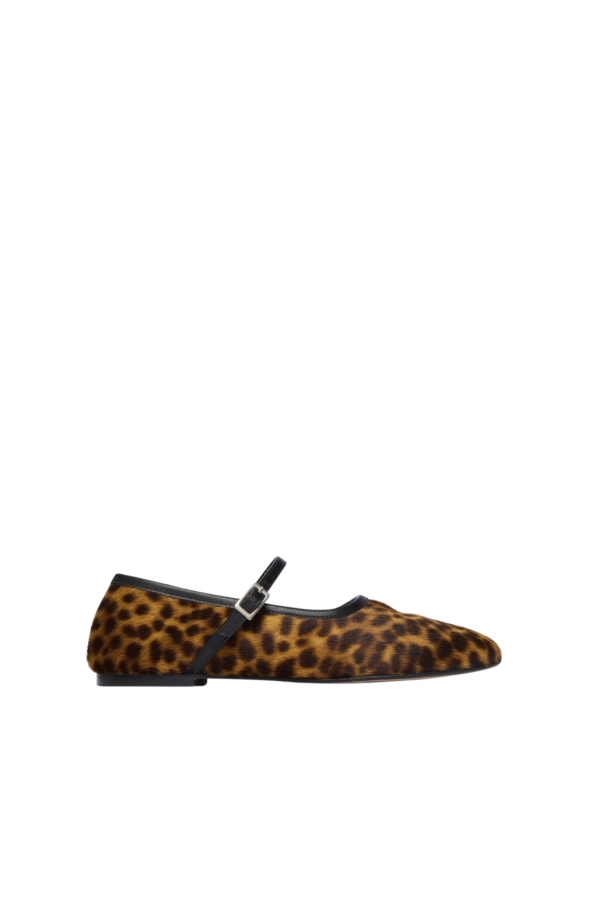 FRĒDA SALVADOR Laurel Mary Jane Flat - Leopard
