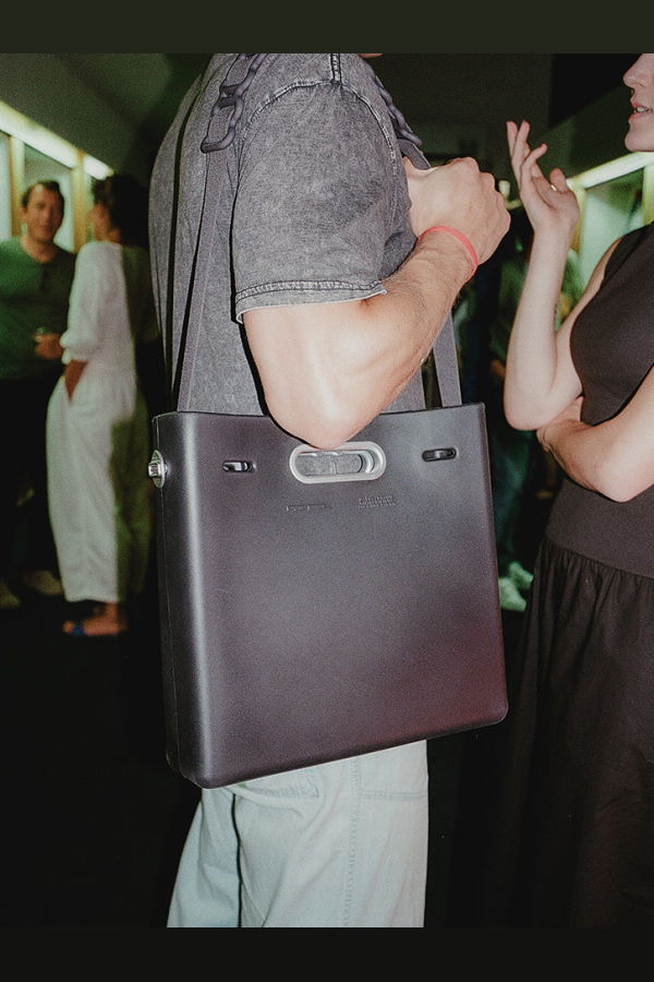 Parsel East West Medium Clutch - Deep
