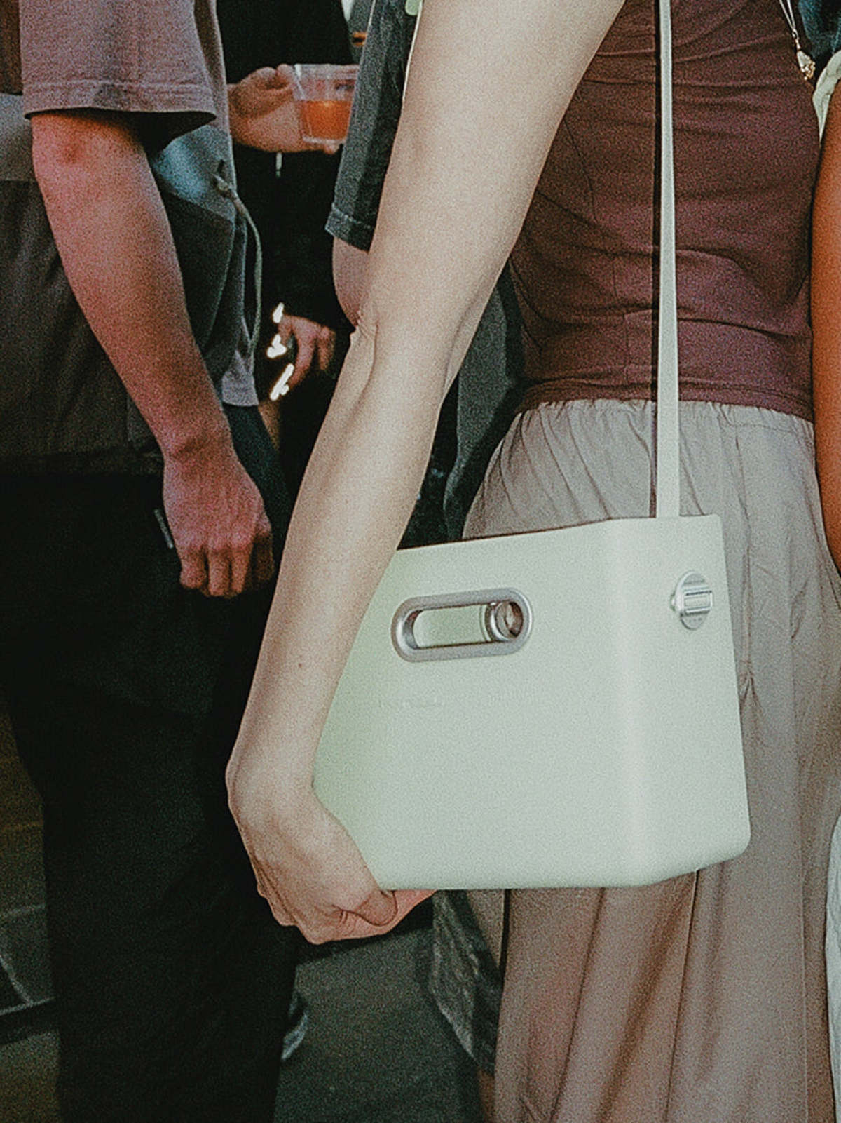 Parsel East West Clutch, Small Bag - Optic - Image 2 of 2