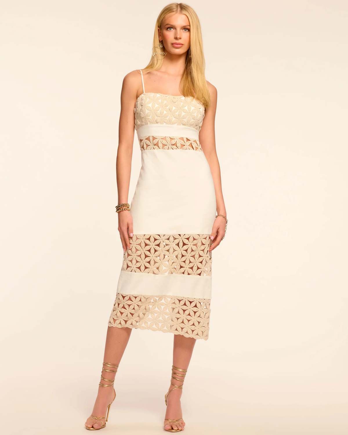 Ramy Brook Abby Dress - White Floral - Image 2 of 7