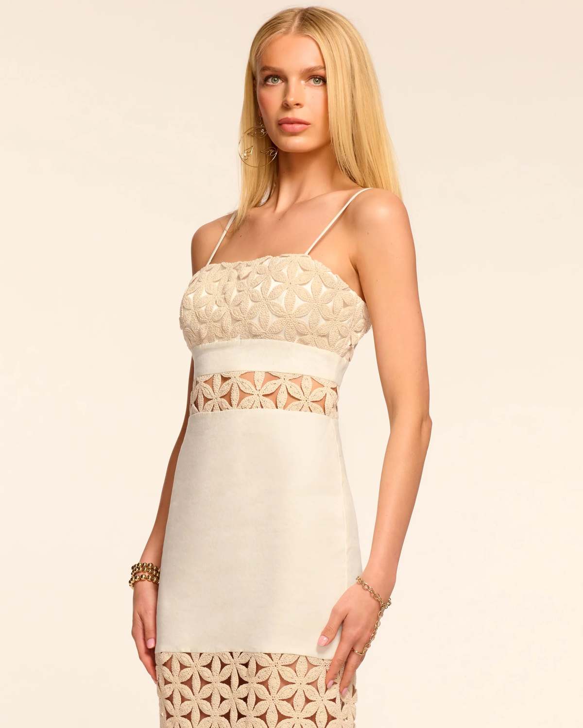 Ramy Brook Abby Dress - White Floral - Image 3 of 7