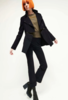 Elaine Kim Tech Stretch Zip Off Moto Jacket - Black - Thumbnail 2