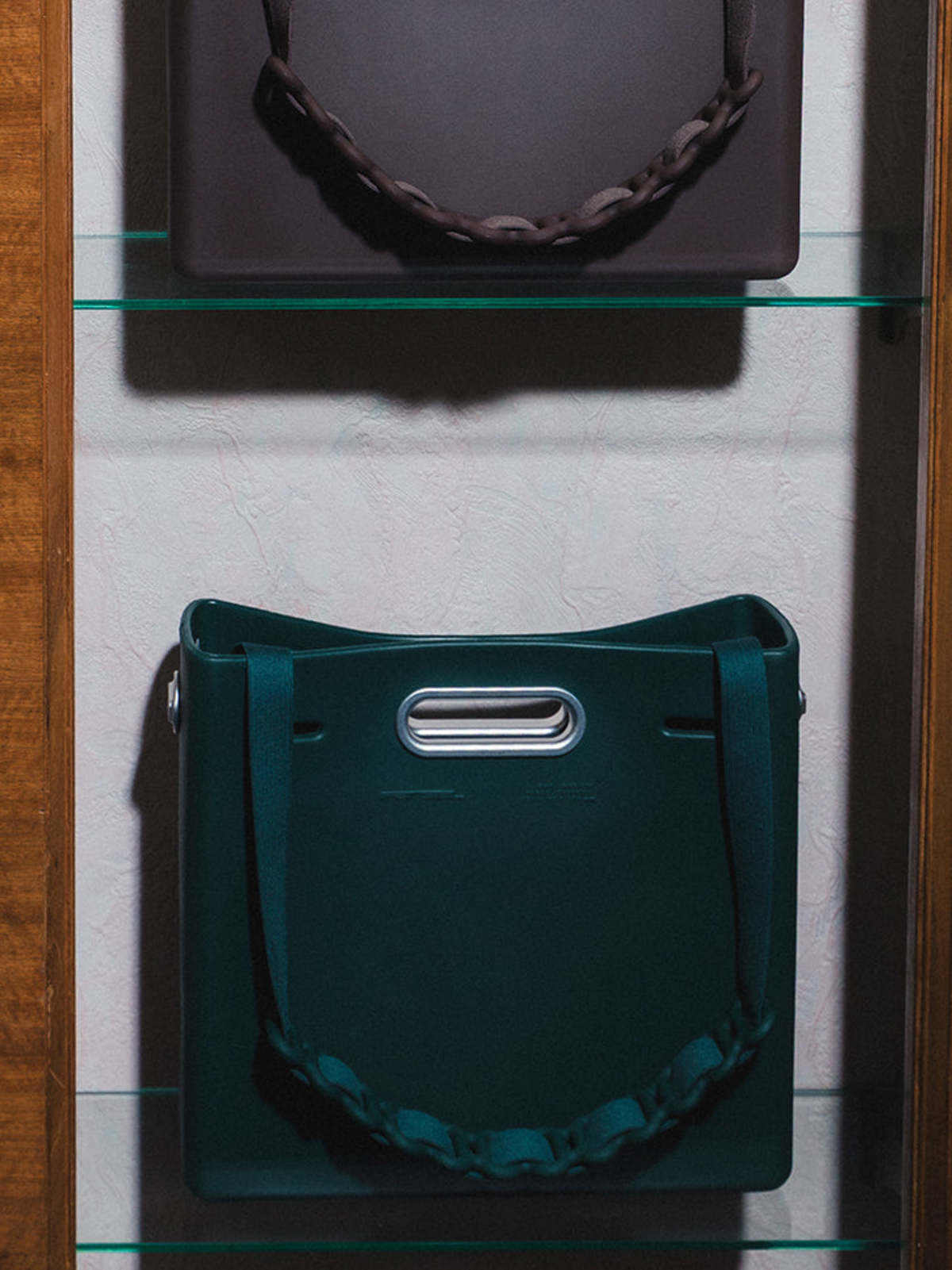 Parsel East West Clutch Medium Velvet Bag - Image 2 of 2