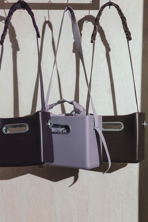 Parsel East West Tote, Small - Iris