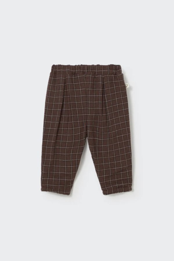 KIDS Cozmo Kobe Textured Plaid Baby Pants