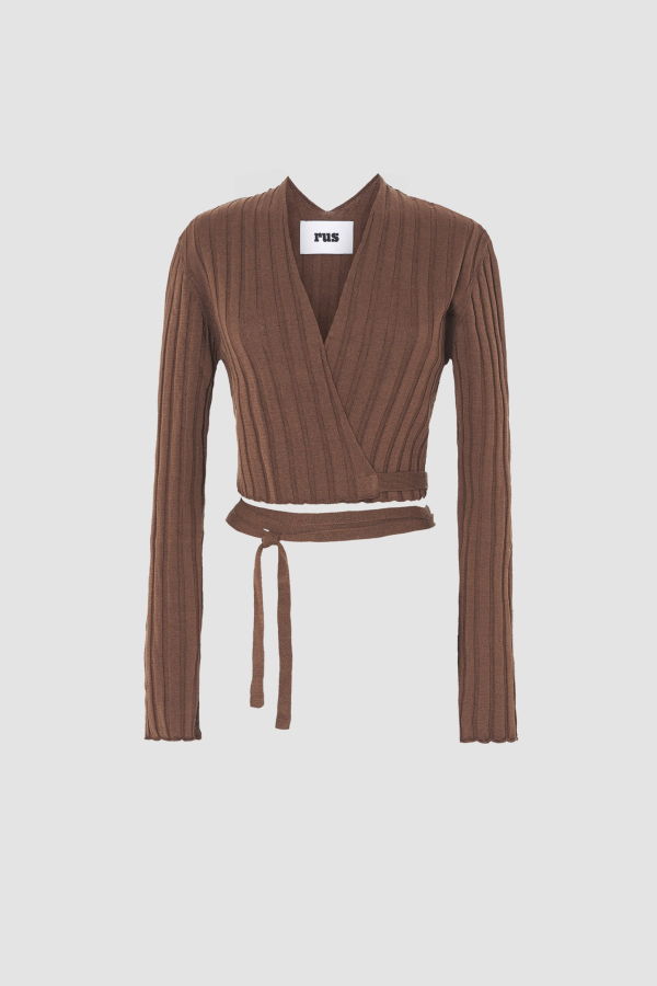 Rus Hoyo Cardigan - Chestnut
