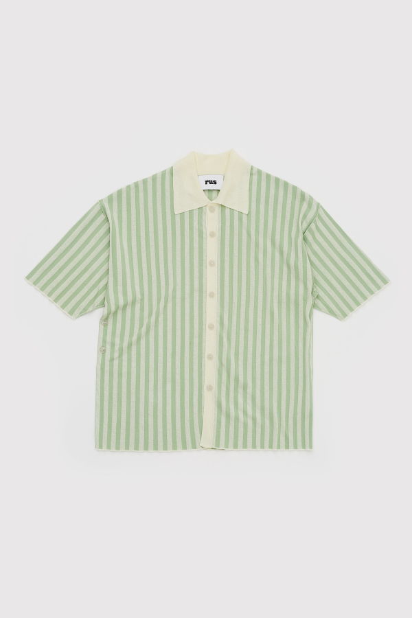Rus Tatami Shirt - Light Sage/Chalk