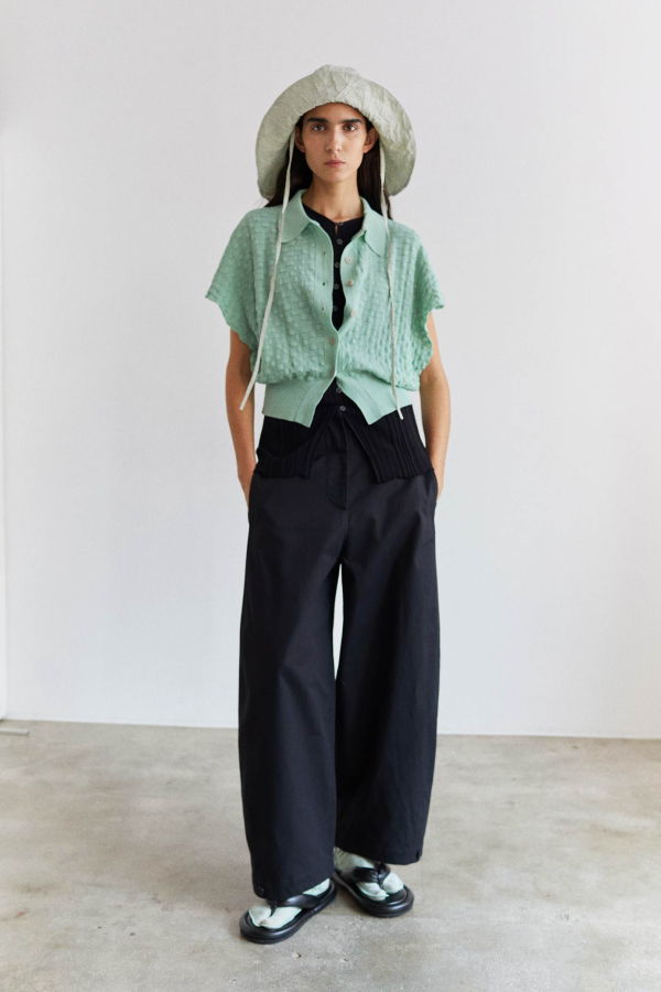 Rus Ume Vest - Soft Green