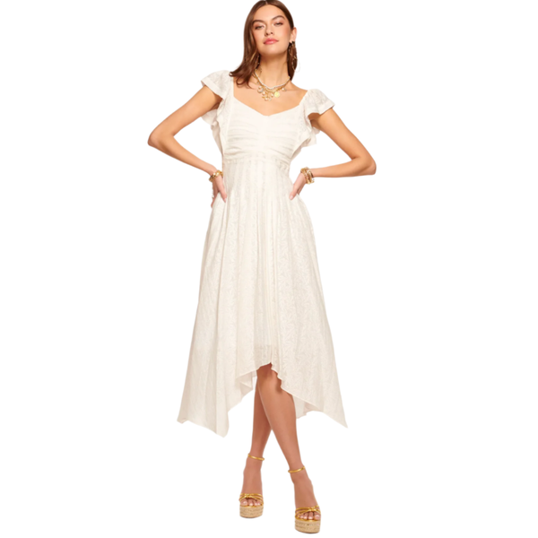 Ramy Brook Bria Smocked Midi Dress