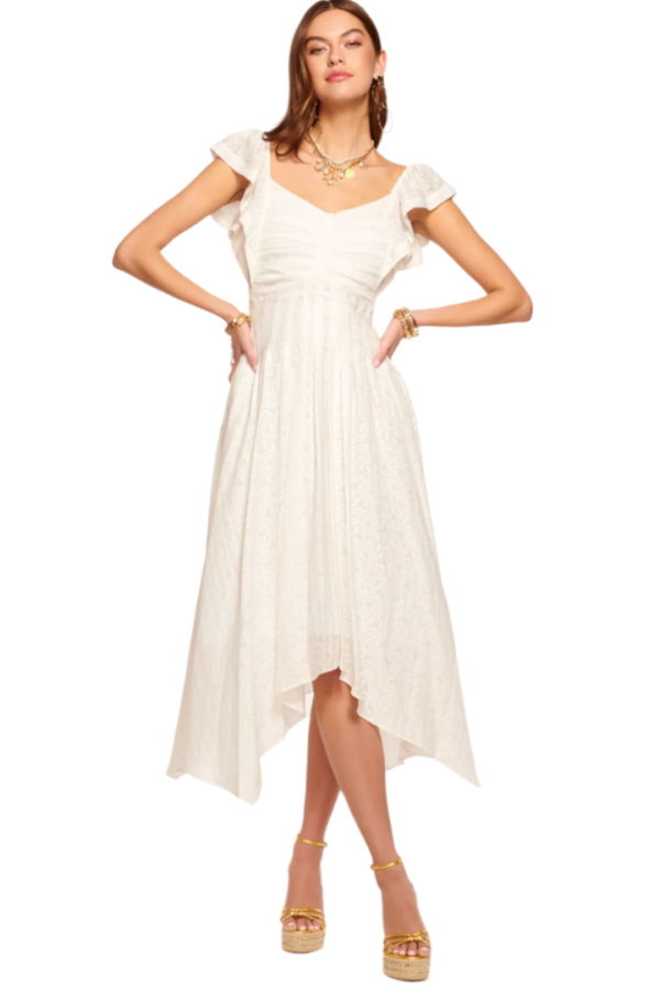 Ramy Brook Bria Smocked Midi Dress