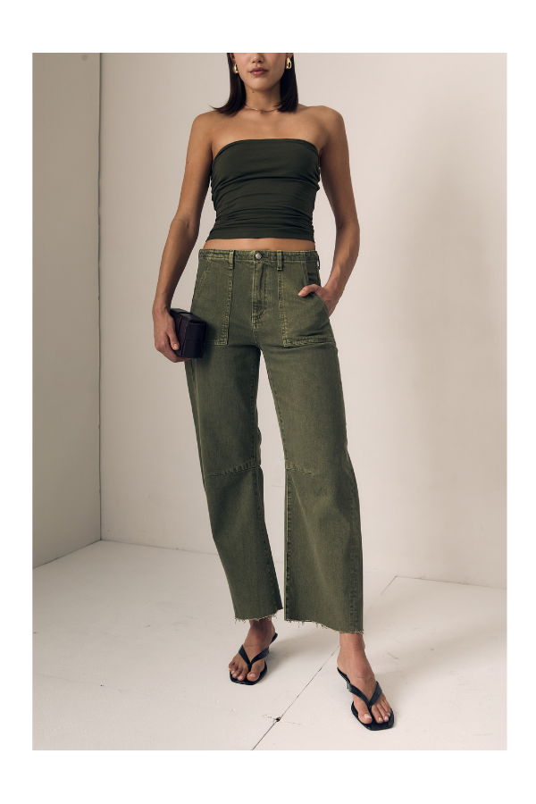Le Jean Utility Soft Barrel Jeans
