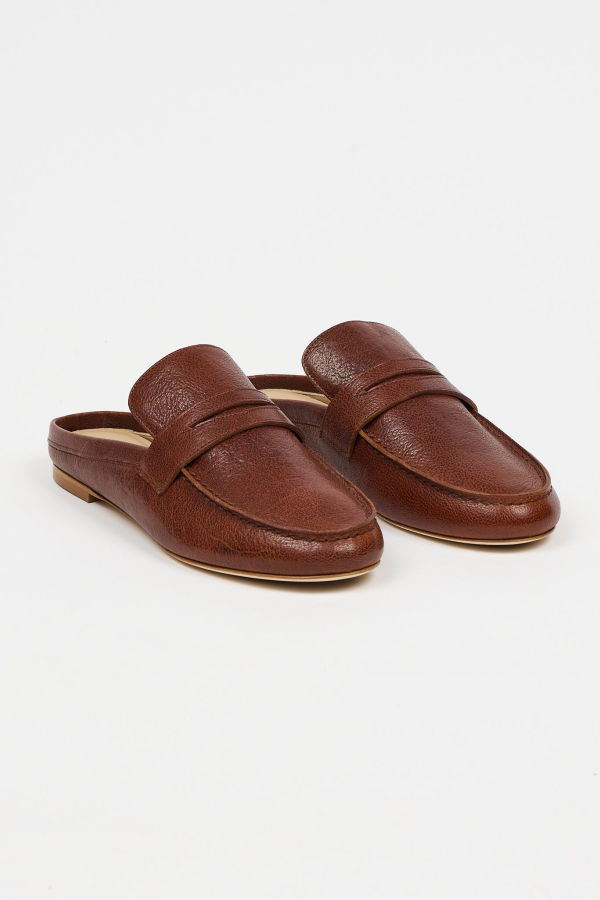 Jamie Haller The Penny Loafer Mule - Cuoio