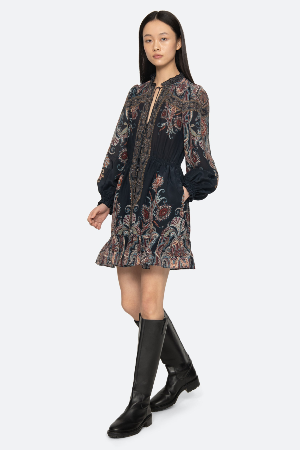 Sea NY Hyacinth Mini Dress - Navy