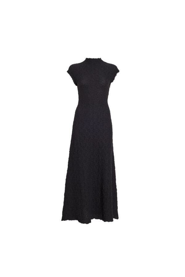 Proenza Schouler Cleo Dress in Jersey Jacquard - Black