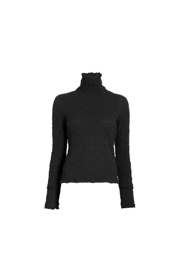 Proenza Schouler Harriet Turtleneck Top - Black